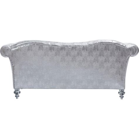 Dixie Loveseat in Metallic Silver Finish by Acme 